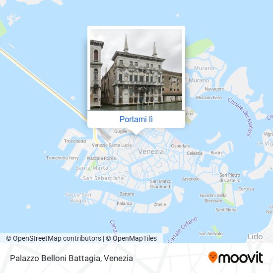 Mappa Palazzo Belloni Battagia