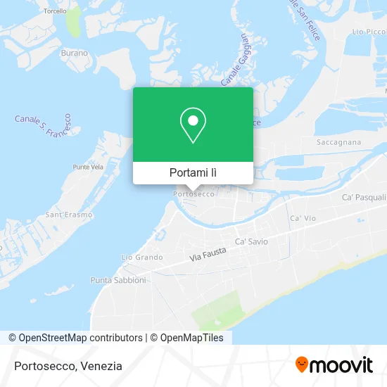 Mappa Portosecco