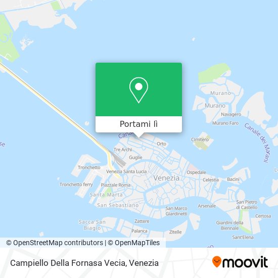 Mappa Campiello Della Fornasa Vecia