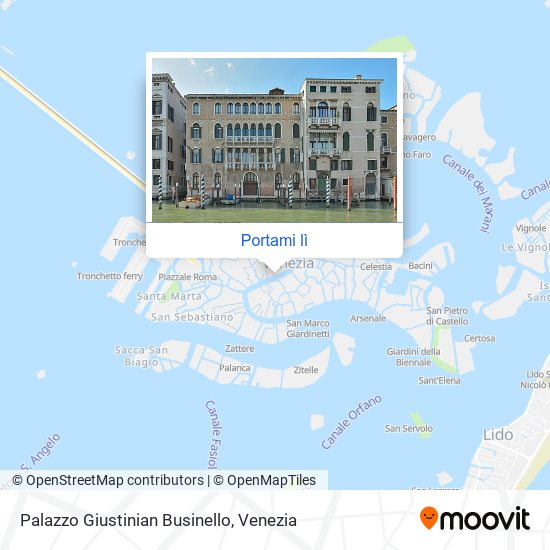 Mappa Palazzo Giustinian Businello