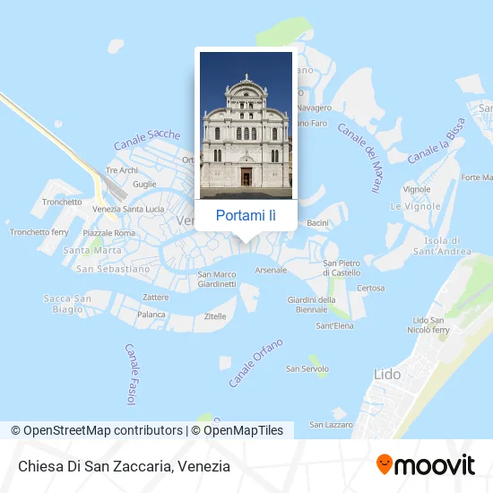 Mappa Chiesa Di San Zaccaria