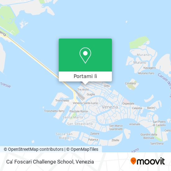 Mappa Ca' Foscari Challenge School