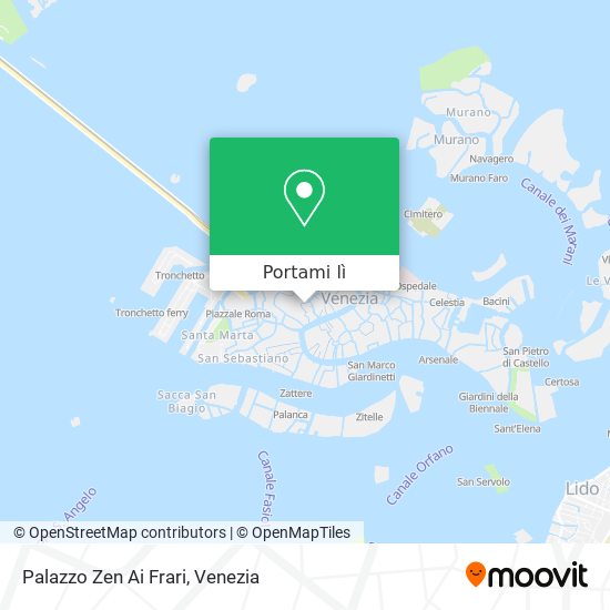 Mappa Palazzo Zen Ai Frari