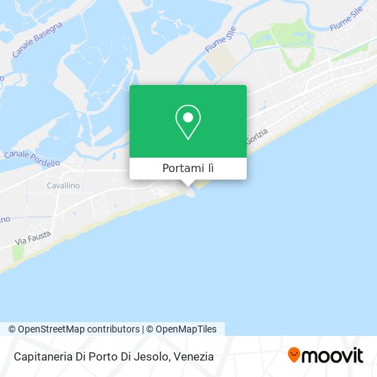 Mappa Capitaneria Di Porto Di Jesolo