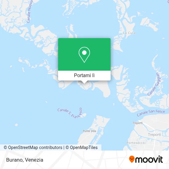 Mappa Burano