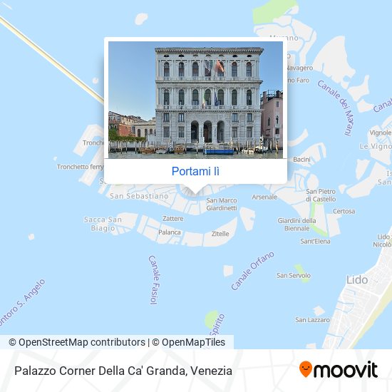 Mappa Palazzo Corner Della Ca' Granda