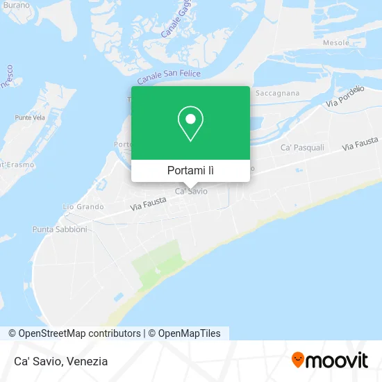 Mappa Ca' Savio