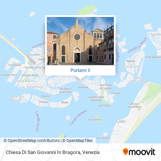 Mappa Chiesa Di San Giovanni In Bragora