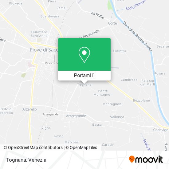 Mappa Tognana