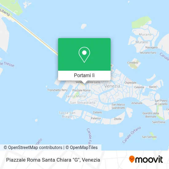 Mappa Piazzale Roma Santa Chiara "G"