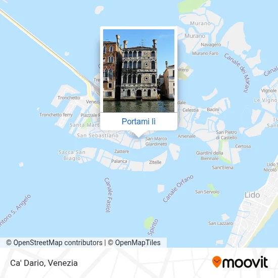 Mappa Ca' Dario