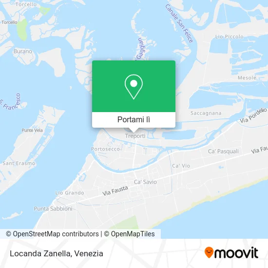 Mappa Locanda Zanella