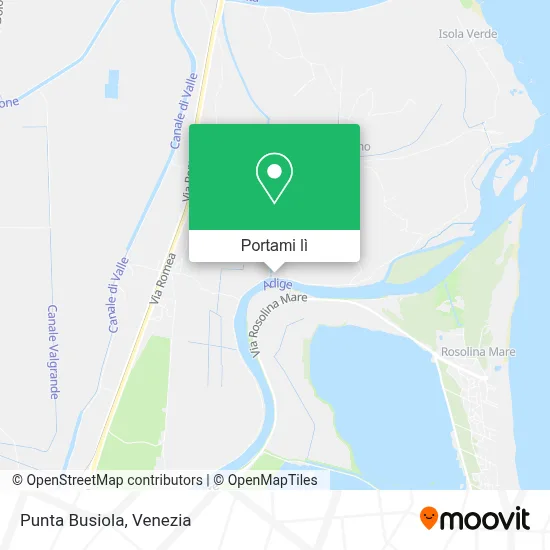Mappa Punta Busiola
