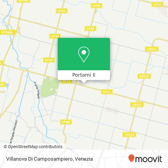 Mappa Villanova Di Camposampiero