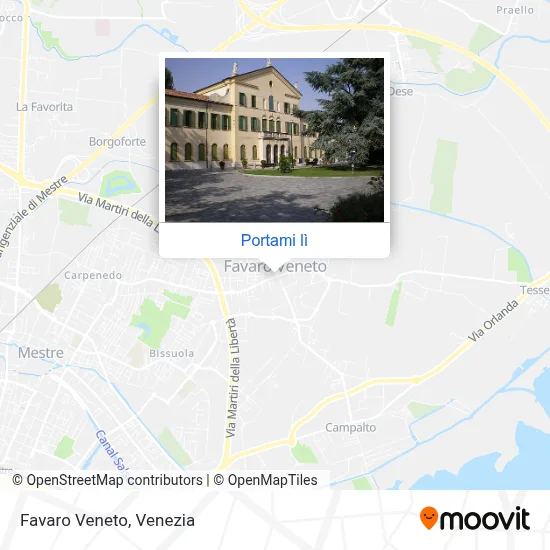 Mappa Favaro Veneto