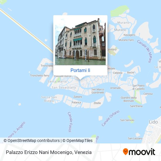 Mappa Palazzo Erizzo Nani Mocenigo