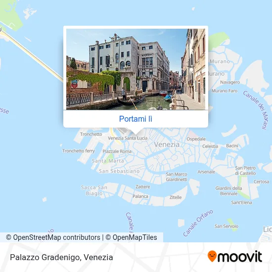 Mappa Palazzo Gradenigo