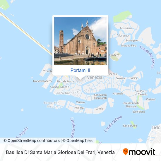 Mappa Basilica Di Santa Maria Gloriosa Dei Frari