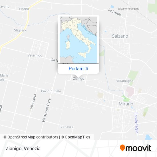 Mappa Zianigo