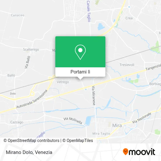 Mappa Mirano Dolo