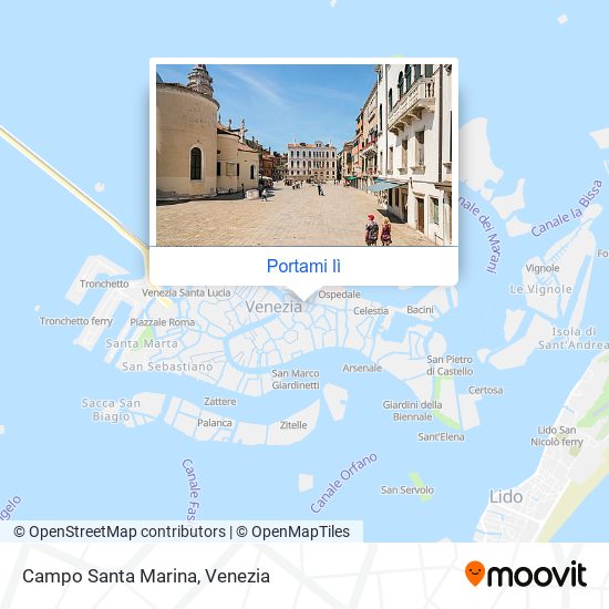 Mappa Campo Santa Marina