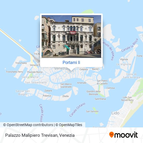 Mappa Palazzo Malipiero Trevisan