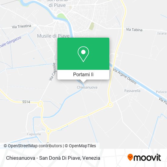 Mappa Chiesanuova - San Donà Di Piave