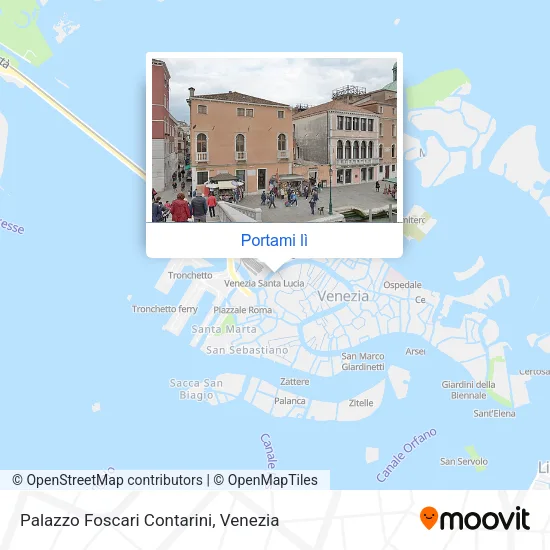 Mappa Palazzo Foscari Contarini