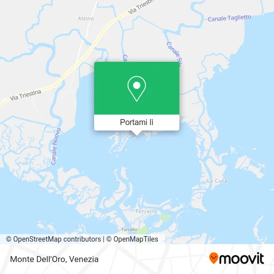 Mappa Monte Dell'Oro