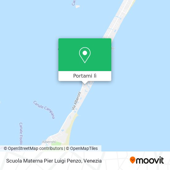 Mappa Scuola Materna Pier Luigi Penzo
