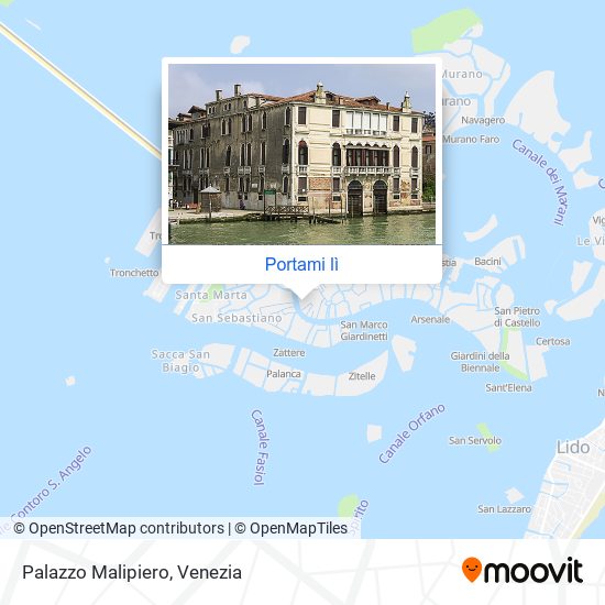 Mappa Palazzo Malipiero