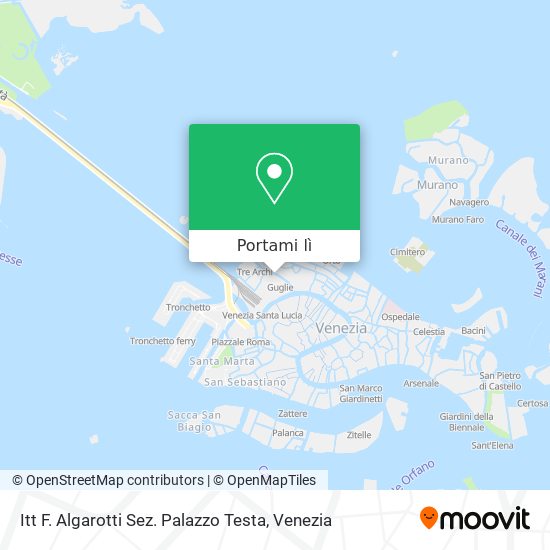 Mappa Itt F. Algarotti Sez. Palazzo Testa