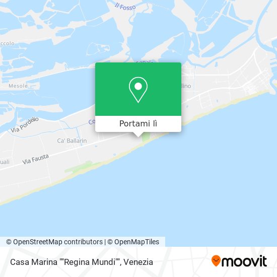 Mappa Casa Marina ""Regina Mundi""