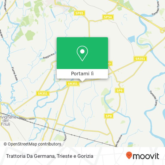 Mappa Trattoria Da Germana