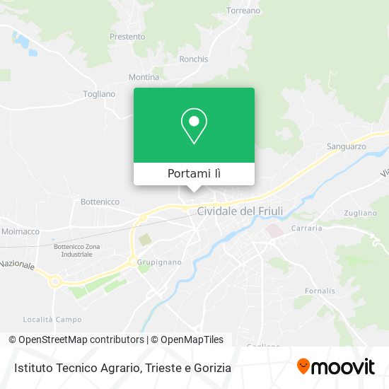 Mappa Istituto Tecnico Agrario