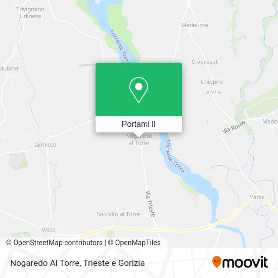 Mappa Nogaredo Al Torre