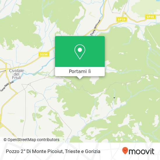 Mappa Pozzo 2° Di Monte Picoiut