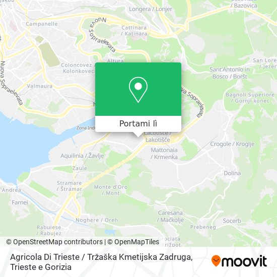 Mappa Agricola Di Trieste / Tržaška Kmetijska Zadruga