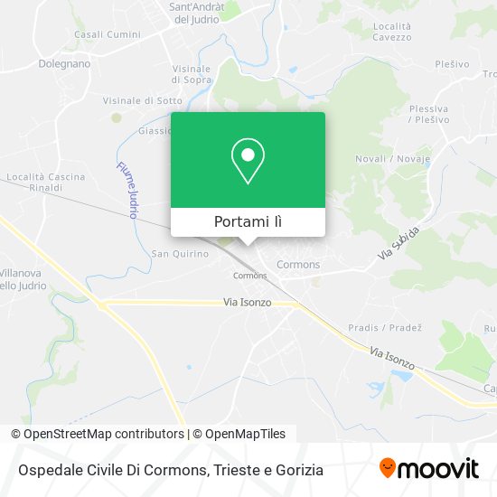 Mappa Ospedale Civile Di Cormons