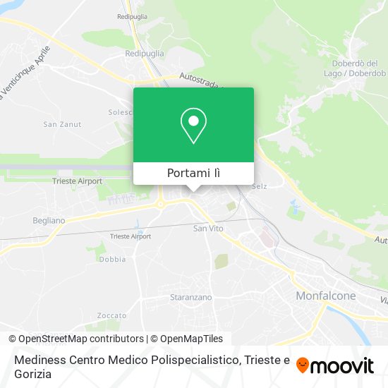 Mappa Mediness Centro Medico Polispecialistico