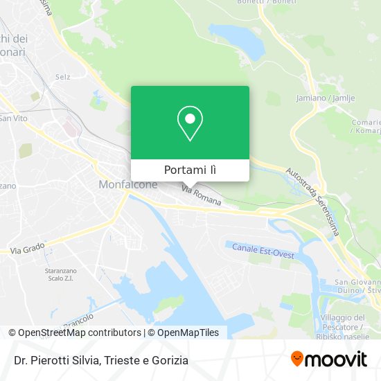 Mappa Dr. Pierotti Silvia