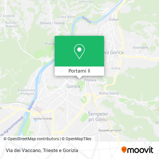 Mappa Via dei Vaccano