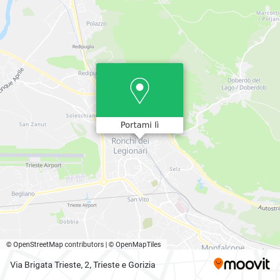 Mappa Via Brigata Trieste, 2