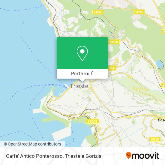 Mappa Caffe’ Antico Ponterosso