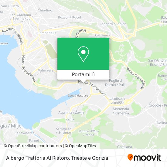 Mappa Albergo Trattoria Al Ristoro