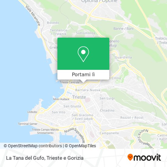 Mappa La Tana del Gufo