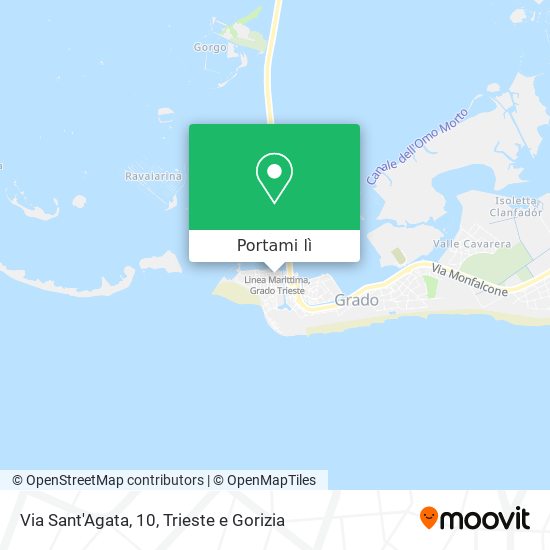Mappa Via Sant'Agata, 10