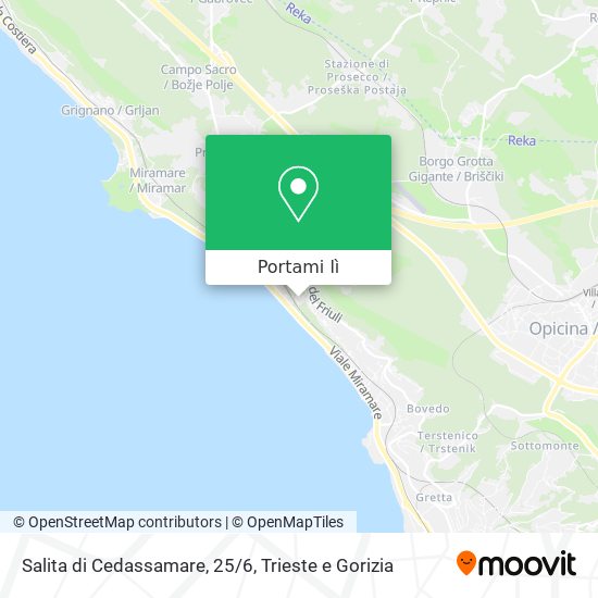 Mappa Salita di Cedassamare, 25/6