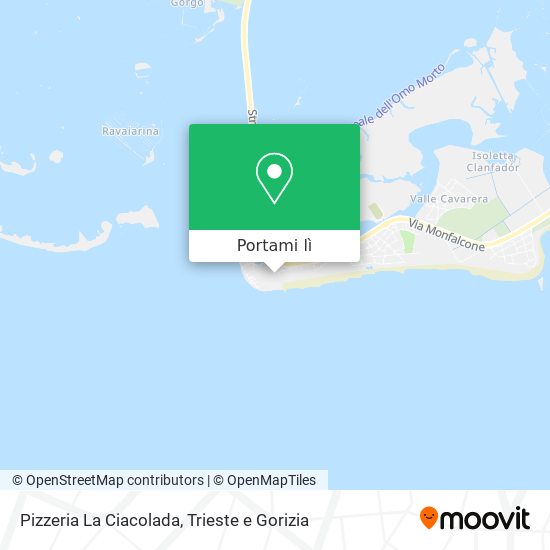 Mappa Pizzeria La Ciacolada