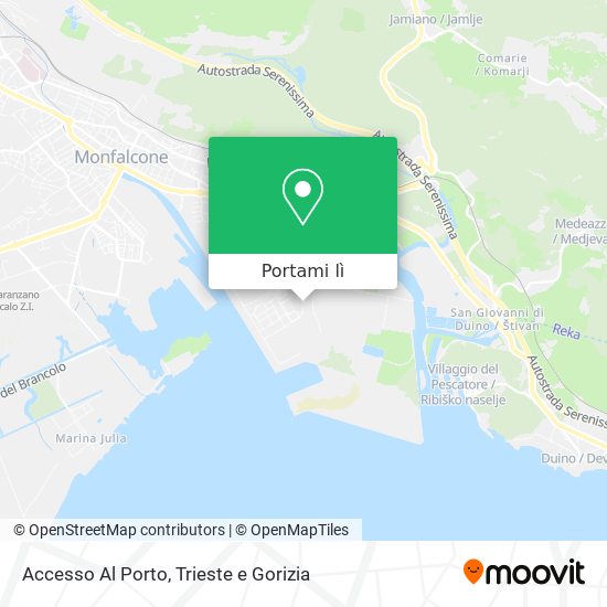Mappa Accesso Al Porto